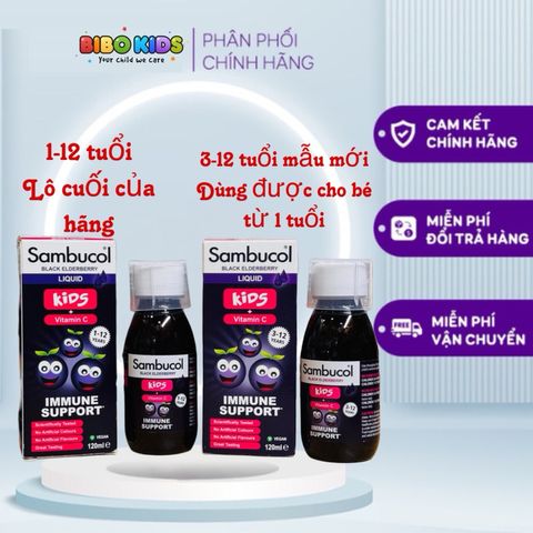 Sambucol - Siro tăng đề kháng Sambucol Black Elderberry Liquid