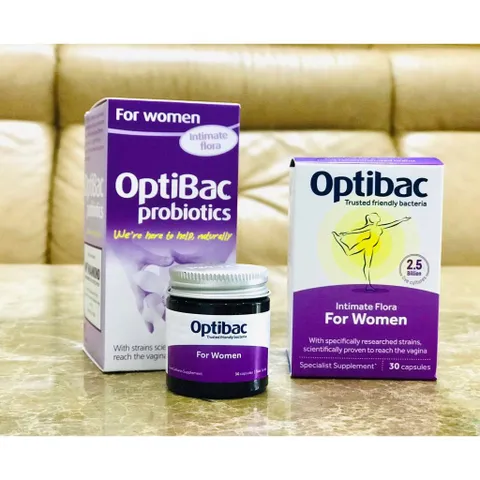 Men phụ khoa OptiBac Probiotics for women