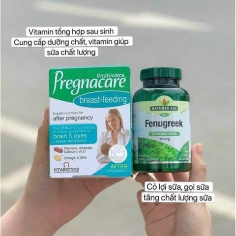 Vitamin Lợi Sữa Pregnacare cho Mẹ Sau Sinh - Tăng Cường Sữa, Bổ Sung Vitamin & Khoáng Chất, Hỗ Trợ Sức Khỏe Mẹ Bà Đẻ