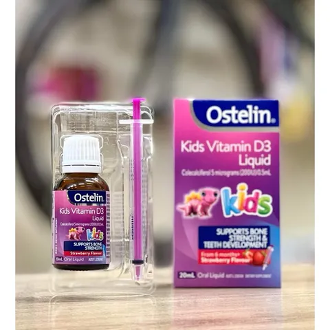 Vitamin D3 Ostelin Drops Cho Trẻ Từ Sơ Sinh Đến 12 Tuổi