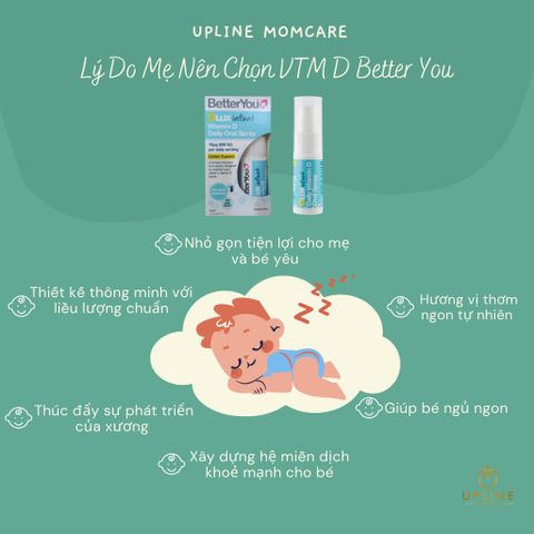 Bổ xung D3 xịt  BetterYou Dlux chính hãng Anh Quốc