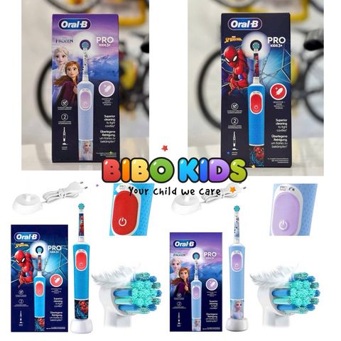 Bàn chải điện Oral B  Pro Kids cho trẻ em từ 3 tuổi  mẫu mới