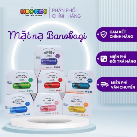 (Có Mix) Hộp 10 miếng Mặt Nạ BANOBAGI mẫu mới