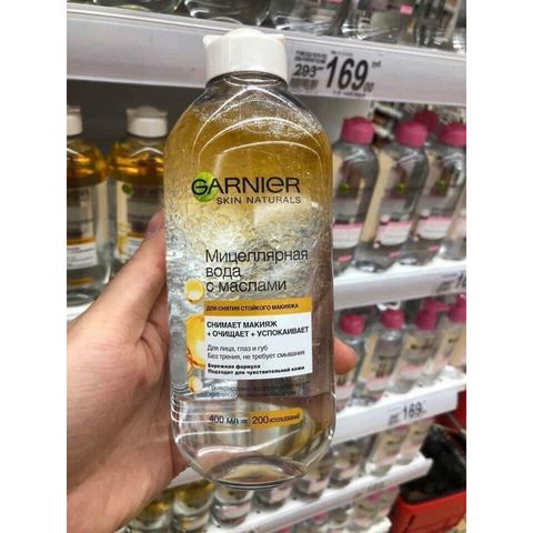 Nước tẩy trang Garnier Micellar Cleansing Water, Nga, 400ml