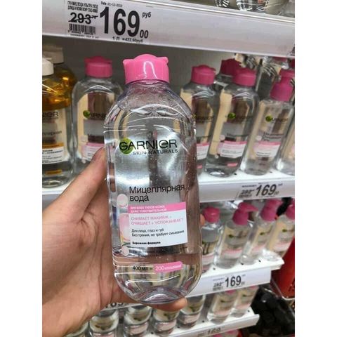 Nước tẩy trang Garnier Micellar Cleansing Water, Nga, 400ml