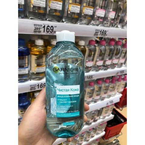 Nước tẩy trang Garnier Micellar Cleansing Water, Nga, 400ml