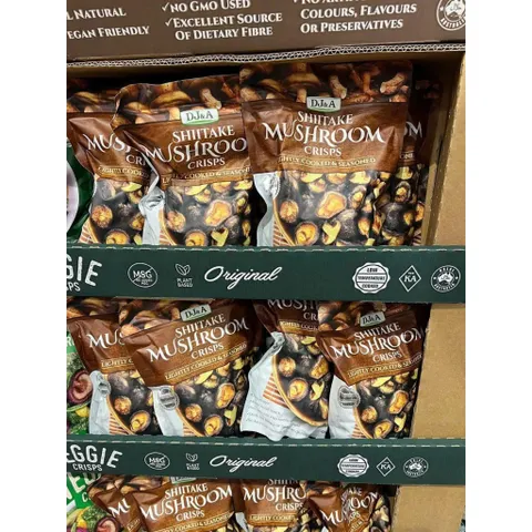[Loại to 225g] Nấm Đông Cô Sấy Giòn Úc, nấm sấy Úc 225g SHIITAKE MUSHROOM CRISPS Cực Kỳ Ngon