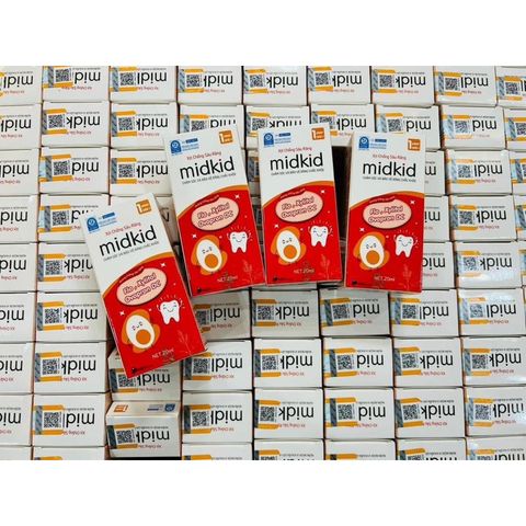 Xịt Chống Sâu Răng Midkid - Ngăn Ngừa Hôi Miệng, Giảm Ố Vàng Răng, Hơi Thở Thơm Mát, An Toàn Cho Cả Trẻ Em, 150ml