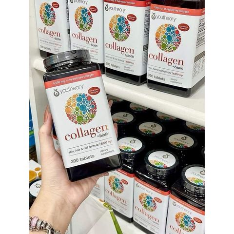 Collagen Youtheory Type 1, 2 & 3 - 390 Viên Hỗ Trợ Làm Đẹp Da, Tóc, Móng - Sản Phẩm Từ Mỹ Chất Lượng Cao