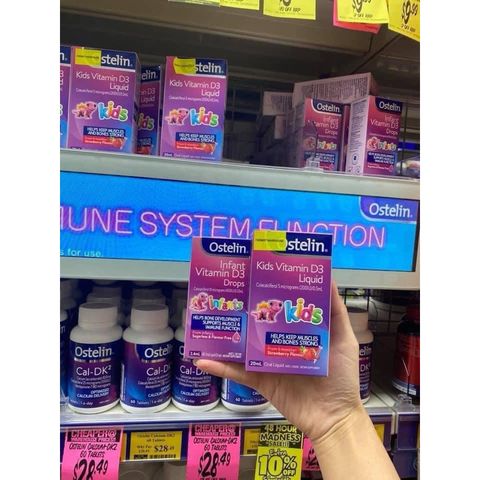 Vitamin D3 Ostelin cho bé từ sơ sinh