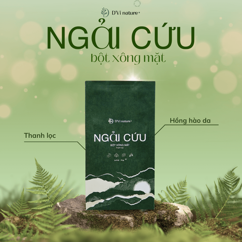 Bột Xông Ngải Cứu D'Vi Nature - Thải Chì, Đào Thải Độc Tố, Chăm Sóc Da Từ Thiên Nhiên, Sản Phẩm Làm Đẹp Độc Quyền Việt Nam