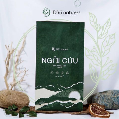 Bột Xông Ngải Cứu D'Vi Nature - Thải Chì, Đào Thải Độc Tố, Chăm Sóc Da Từ Thiên Nhiên, Sản Phẩm Làm Đẹp Độc Quyền Việt Nam