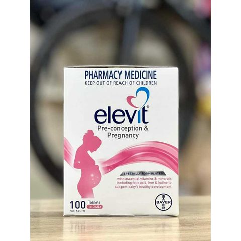 Elevit Vitamin Tổng Hợp Cho Mẹ Bầu Úc - Hỗ Trợ Sức Khỏe & Sự Phát Triển Của Thai Nhi, Giảm Nguy Cơ Dị Tật Bẩm Sinh
