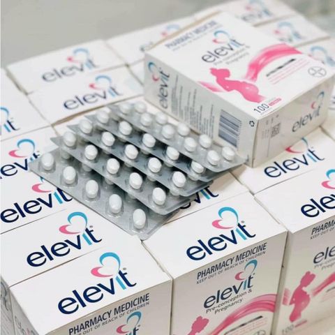 Elevit Vitamin Tổng Hợp Cho Mẹ Bầu Úc - Hỗ Trợ Sức Khỏe & Sự Phát Triển Của Thai Nhi, Giảm Nguy Cơ Dị Tật Bẩm Sinh
