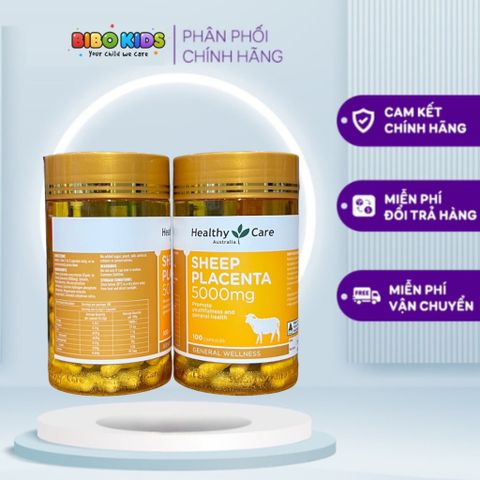 Viên uống nhau thai cừu 5000mg Healthy Care