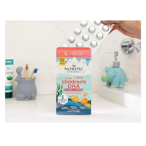Kẹo dẻo bổ sung Omega 3 Dha Nordic Naturals cho bé từ 3 tuổi