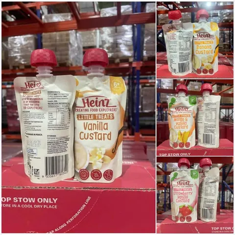 Váng sữa hoa quả nghiền Heinz Custard Úc