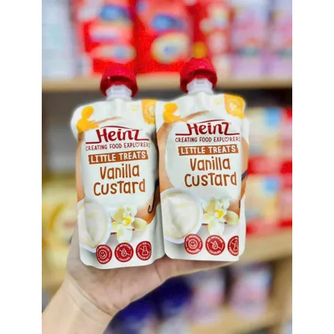 Váng sữa hoa quả nghiền Heinz Custard Úc