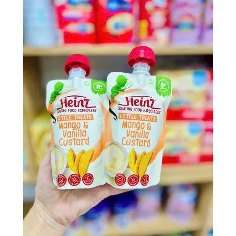 Váng sữa hoa quả nghiền Heinz Custard Úc