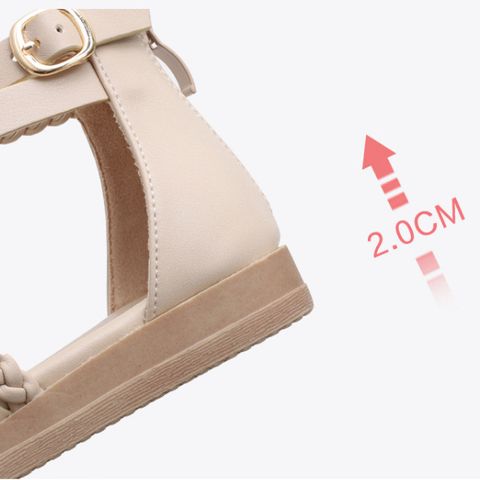 Giày Sandal Nữ Bohemian Đan Dây Khóa Kéo Đế Bằng Thời Trang - Phù Hợp Đi Làm, Học, Chơi - Nữ Thoải Mái, Đế TPR êm ái