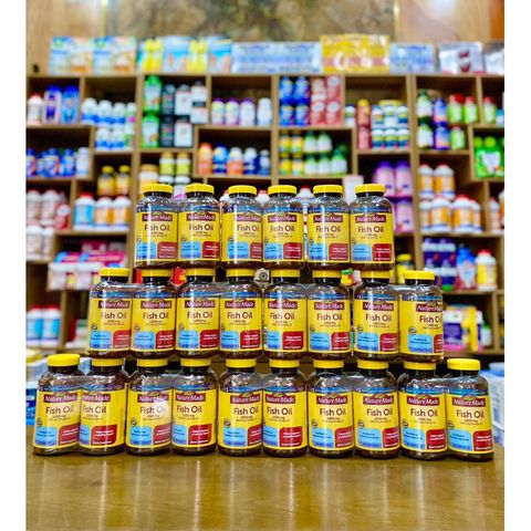 Dầu Cá Fish Oil 300 viên Omega 3 1200mg Nature Made