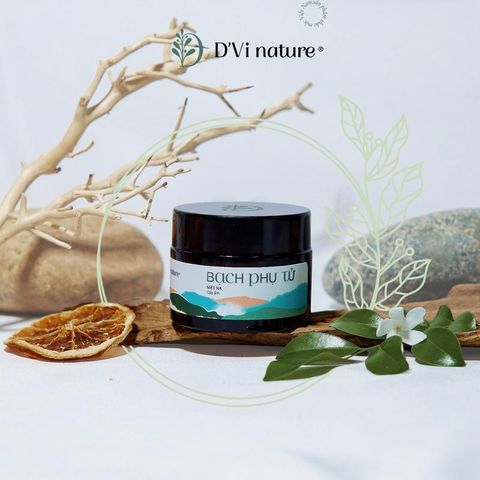 Mặt Nạ Dưỡng Da Bạch Phụ Tử D'Vi Nature - Cung Cấp Độ Ẩm, Làm Sáng Da, Thư Giãn Từ Thiên Nhiên, Phù Hợp Mọi Loại Da