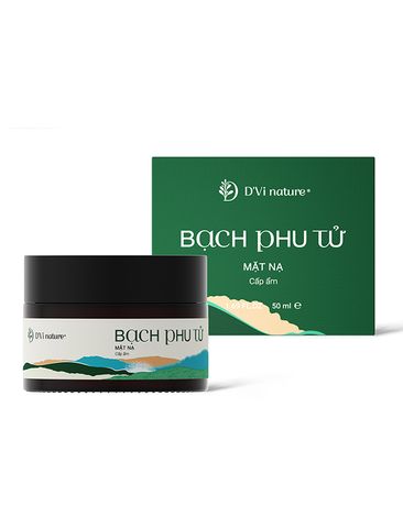Mặt Nạ Dưỡng Da Bạch Phụ Tử D'Vi Nature - Cung Cấp Độ Ẩm, Làm Sáng Da, Thư Giãn Từ Thiên Nhiên, Phù Hợp Mọi Loại Da