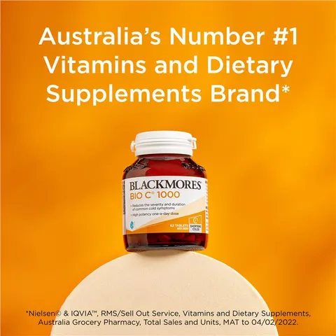 Viên Uống Bổ Sung Vitamin C 62 viên Blackmores Bio C 1000mg