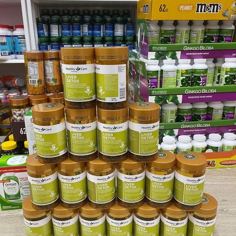 Healthy Care Liver Detox - Viên uống thải độc gan của Úc 100 viên