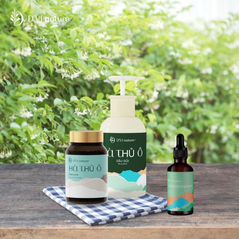 Hà Thủ Ô Cô Viên D'Vi Nature - Thực phẩm chức năng kích thích mọc tóc, đen bóng, chắc khỏe, nuôi dưỡng từ gốc đến ngọn