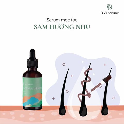 Sâm Hương Nhu D'Vi Nature - Dầu Gội Chăm Sóc Tóc Cao Cấp Từ Thiên Nhiên, Giúp Tóc Mềm Mại Bóng Khỏe, Phục Hồi Tóc Hư Tổn