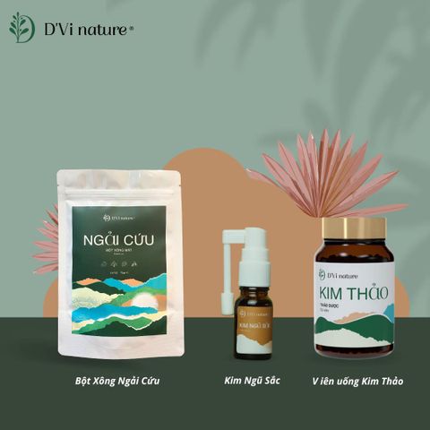 Kim Ngũ Sắc D'Vi Nature - Hỗ Trợ Xoang Mũi Từ Thiên Nhiên, Giảm Tắc Nghẽn, Cung Cấp Độ Ẩm, Dành Cho Người Lớn Và Trẻ Em Từ 6 Tuổi