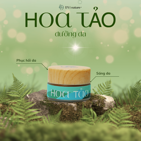 Dưỡng Da Hoa Tảo D'Vi Nature - Serum Chăm Sóc Da Từ Thiên Nhiên, Phục Hồi Da Mềm Mịn, Duy Trì Độ Ẩm, Phù Hợp Cho Mọi Loại Da