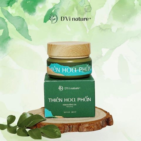 Dưỡng Da Thiên Hoa Phấn D'Vi Nature - Giúp Da Sáng Mịn, Hồng Hào, Cấp Ẩm, Làm Mờ Vết Thâm, Se Khít Lỗ Chân Lông
