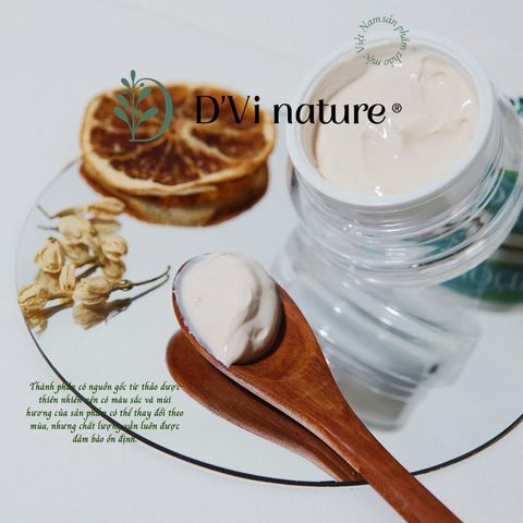 Kem Dưỡng Ẩm D'Vi Nature Thảo Hoàng - Giúp Da Sáng Mịn, Sạch Nhờn Cho Da Dầu, Dễ Mụn, Thiên Nhiên, An Toàn