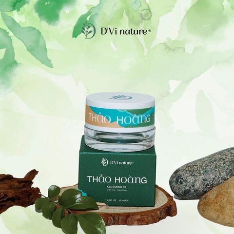 Kem Dưỡng Ẩm D'Vi Nature Thảo Hoàng - Giúp Da Sáng Mịn, Sạch Nhờn Cho Da Dầu, Dễ Mụn, Thiên Nhiên, An Toàn
