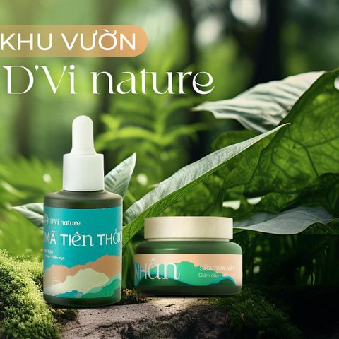 Serum Mã Tiên Thảo D'Vi Nature - Giải Pháp Hiệu Quả Điều Trị Mụn, Cải Thiện Làn Da Khỏe Mạnh và Mịn Màng