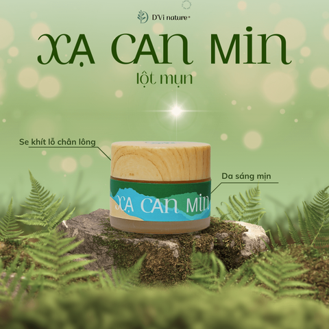 Gel Lột Mụn Xạ Can Min D'Vi Nature - Làm Sạch Mụn Cám, Mụn Đầu Đen, Se Khít Lỗ Chân Lông, Sản Phẩm Từ Thiên Nhiên