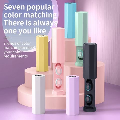 Tai Nghe Bluetooth Không Dây A7 - Earbuds Thể Thao 9D Hifi V5.3 TWS Chống Nước IPX5, Thời Gian Nghe 30 Giờ