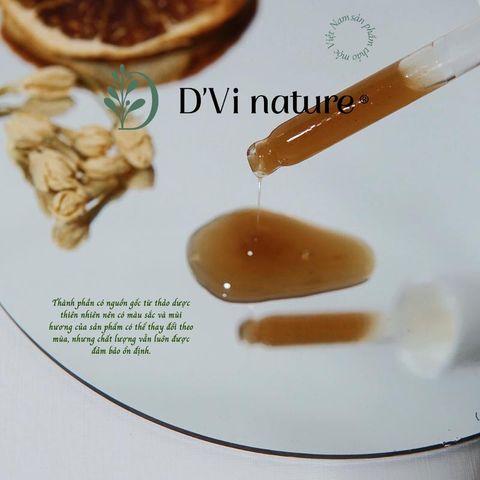 Serum Hoàng Ngưu Tất D'Vi Nature - Giúp Làm Sáng Da, Ngăn Ngừa Nám và Tàn Nhang - Chăm Sóc Da Tự Nhiên Từ Thiên Nhiên