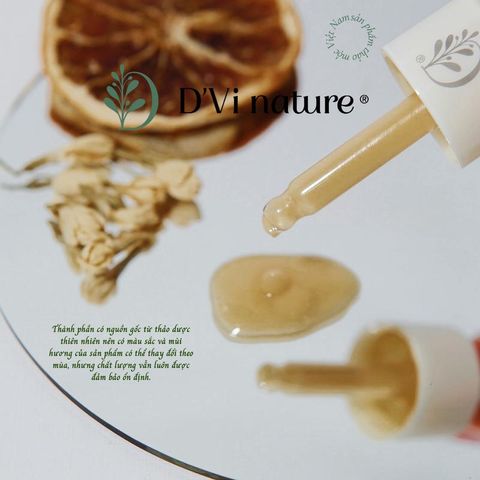 Serum D'Vi Nature Tảo Đỏ Dưỡng Da - Chiết Xuất Tự Nhiên, Cấp Ẩm, Làm Rạng Rỡ Làn Da Khỏe Mạnh, Phù Hợp Mọi Loại Da