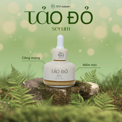Serum D'Vi Nature Tảo Đỏ Dưỡng Da - Chiết Xuất Tự Nhiên, Cấp Ẩm, Làm Rạng Rỡ Làn Da Khỏe Mạnh, Phù Hợp Mọi Loại Da