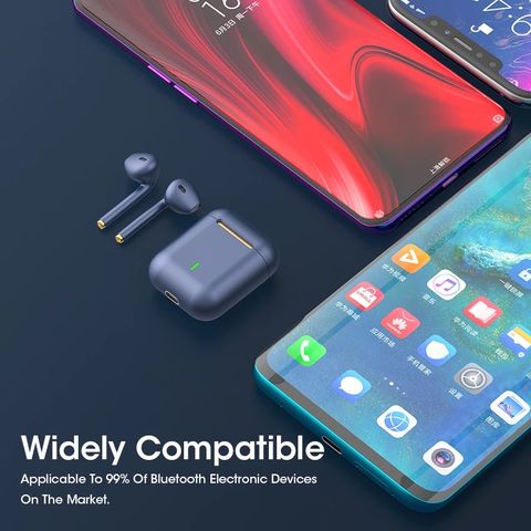 Tai Nghe Không Dây J18 Mini TWS Bluetooth 5.3 - Tai Nghe Nhét Tai Thể Thao Có Micro - Âm Thanh HD, Thiết Kế Đẹp, Dễ Dàng Sử Dụng