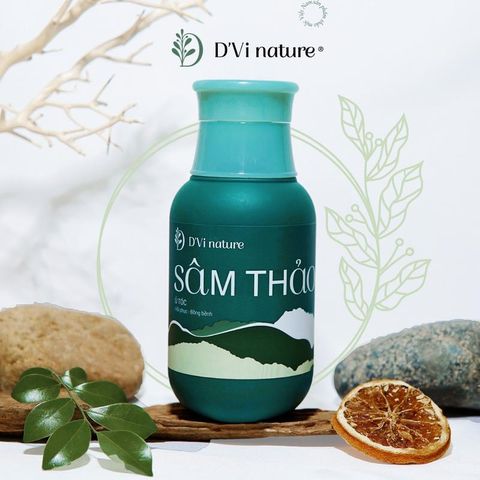 Ủ Tóc Sâm Thảo D'Vi Nature - Kem Ủ Tóc Chiết Xuất Tự Nhiên, Phục Hồi và Nuôi Dưỡng Tóc Hư Tổn, Dành Cho Tóc Khô và Xơ Rối