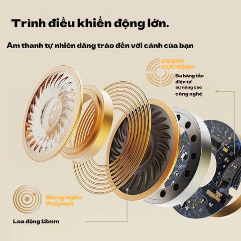 Tai Nghe Không Dây Q52 TWS 5.4 Bluetooth - Micro HiFi Stereo Bass Nghe Nhạc & Đàm Thoại Chất Lượng Cao