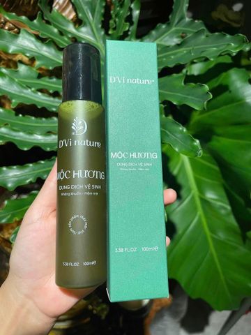 Dung Dịch Vệ Sinh Phụ Nữ Mộc Hương D'Vi Nature - Hỗ Trợ Chăm Sóc Sức Khỏe Vùng Kín Tự Nhiên, An Toàn, Dễ Sử Dụng