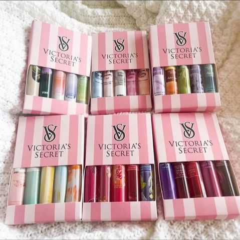Set 5 Chai Xịt Thơm Victoria's Secret Ngẫu Nhiên – Hương Thơm Quyến Rũ, Sang Trọng Dành Cho Tất Cả Dịp