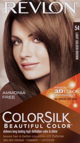 Nhuộm Revlon ColorSilk Hair Color 54 Light Golden Brown