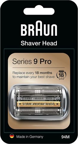 Lưỡi Cạo Râu Braun Series 9 Pro 94M - Thay Thế Đầu Cạo Chất Lượng Cao, Cạo Sát Mịn, Made in Germany