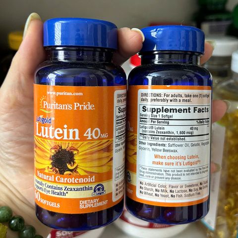 Bổ mắt Puritan’s Pride Lutein 40mg USA 60 viên